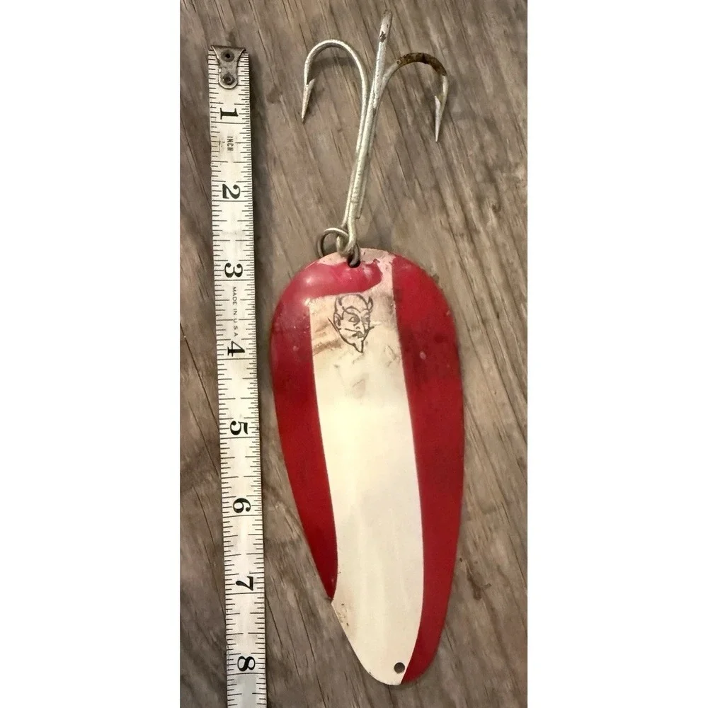Lou J. Eppinger Huskie Devle & Huskie Junior Vintage Spoon Lures w/ Boxes